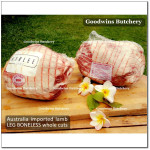 Lamb LEG BONELESS frozen whole cuts +/- 3 kg/pc (price/kg) brand Australia MIDFIELD